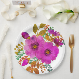 Papierplatte Hochzeit/Dusche Pappteller