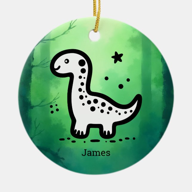 Papierplatte Keramik Ornament (Vorne)