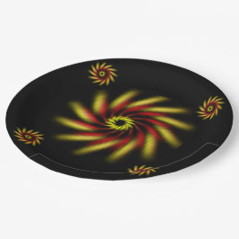 Papierplatte - mehrfache Pinräder Pappteller