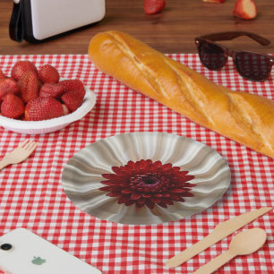 Papierplatte mit japanischer Farbgestaltung Pappteller