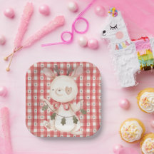 Papierplatte mit Weihnachtsfigur