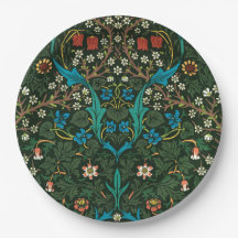 PAPIERPLATTE MIT WILLIAM MORRIS "TULIPS"-DESIGN
