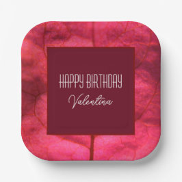 Papierplatte Pappteller