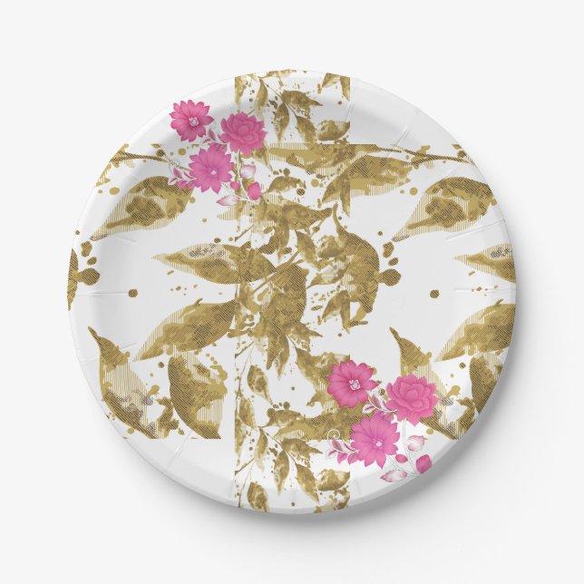 Papierplatte Pappteller (Vorderseite)