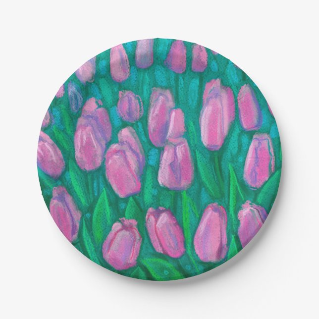 Papierplatte Pappteller (Vorderseite)