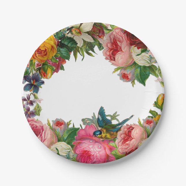 Papierplatte Pappteller (Vorderseite)