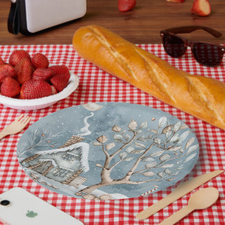 Papierplatte Pappteller