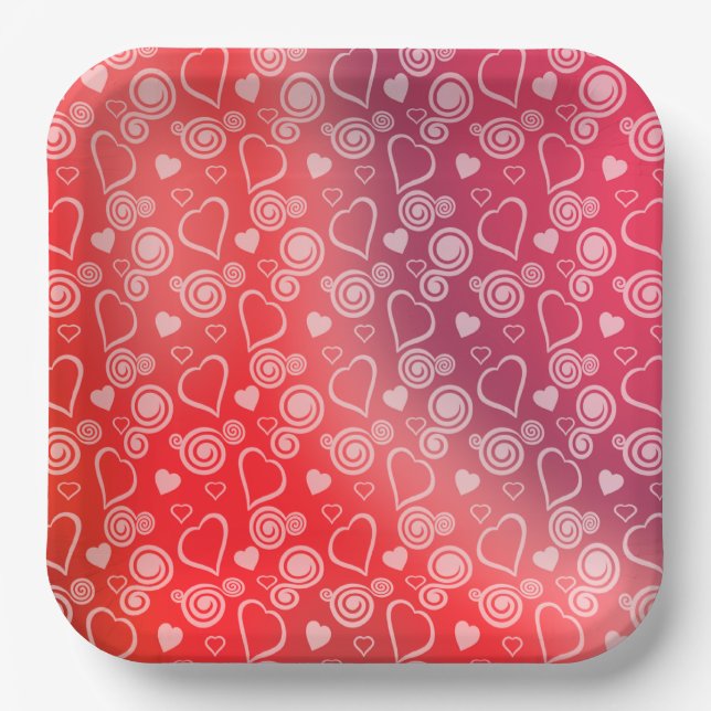 Papierplatte Pappteller (Vorderseite)