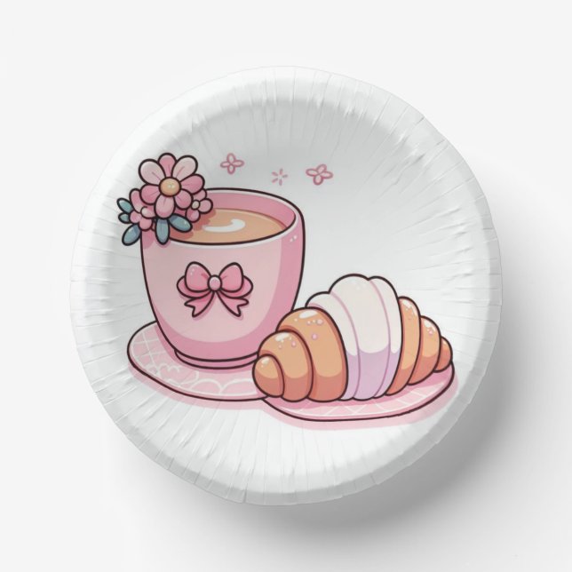 Papierplatte Pappteller (Vorderseite)