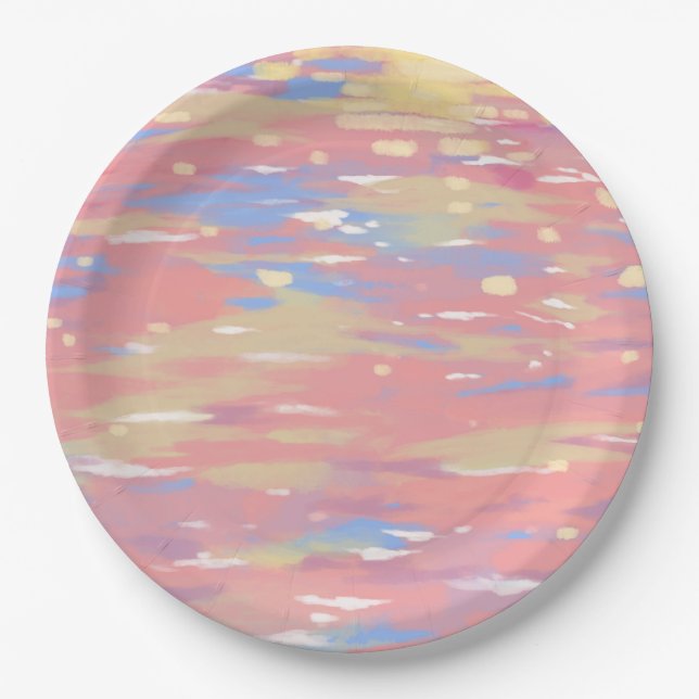 Papierplatte Pappteller (Vorderseite)