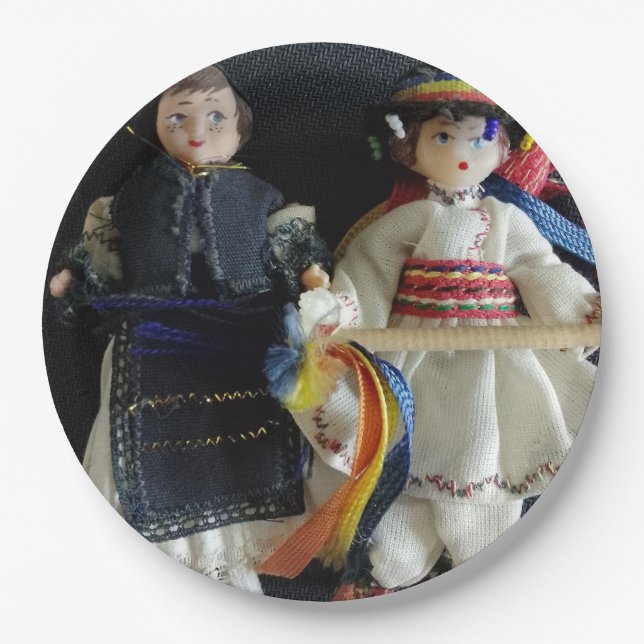 Papierplatte Pappteller (Vorderseite)