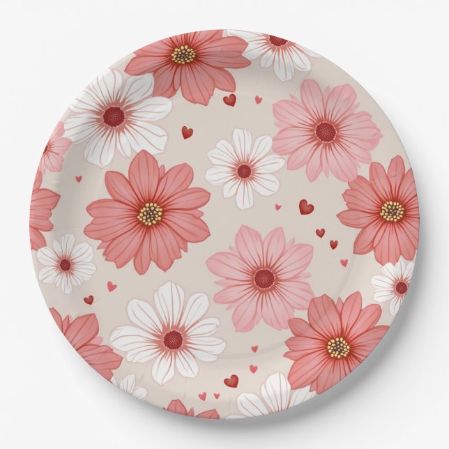 Papierplatte Pappteller (Vorderseite)