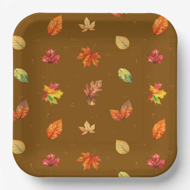 Papierplatte Pappteller (Vorderseite)