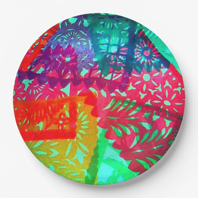 Papierplatte Pappteller (Vorderseite)