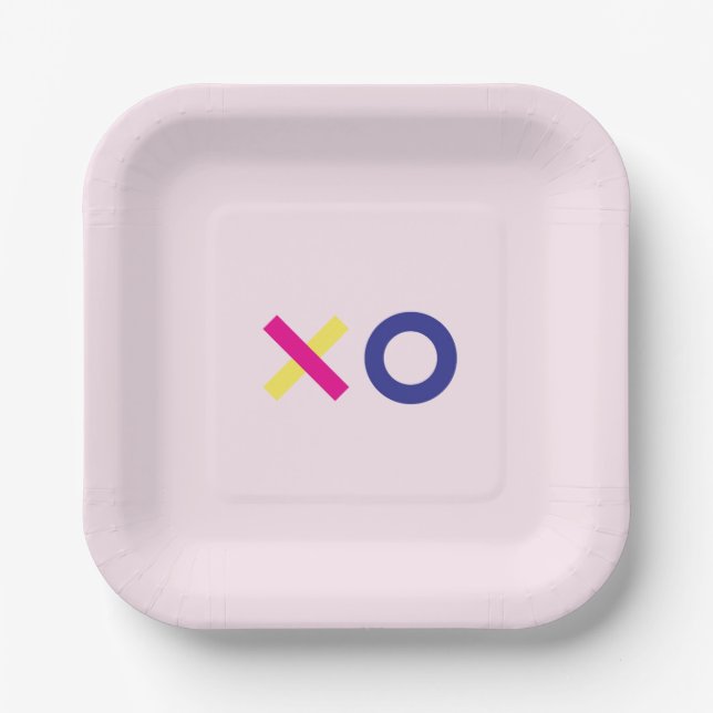 Papierplatte Pappteller (Vorderseite)