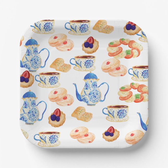 Papierplatte Pappteller (Vorderseite)