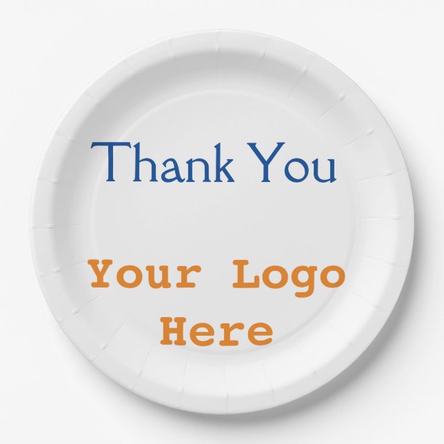 Papierplatte Pappteller (Vorderseite)