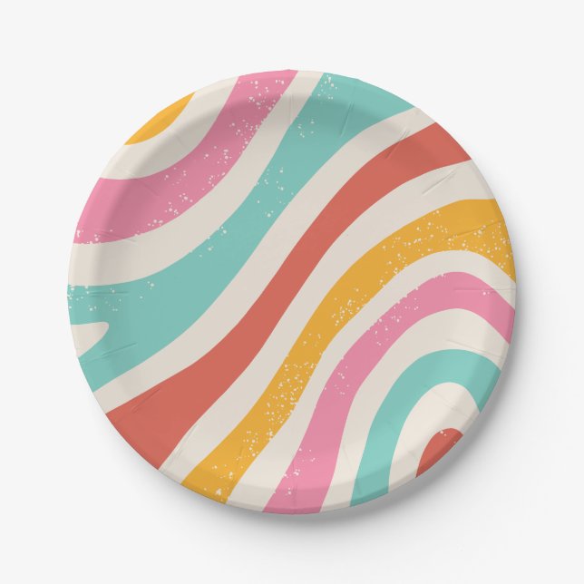 Papierplatte Pappteller (Vorderseite)