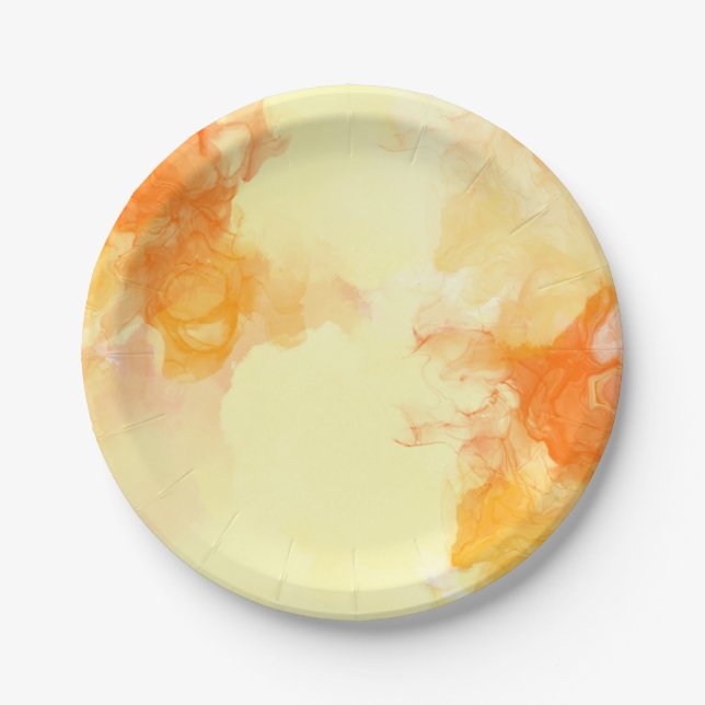 Papierplatte Pappteller (Vorderseite)