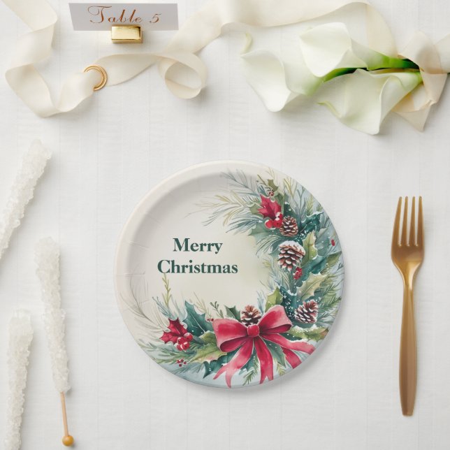 Papierplatte Pappteller (Hochzeit)