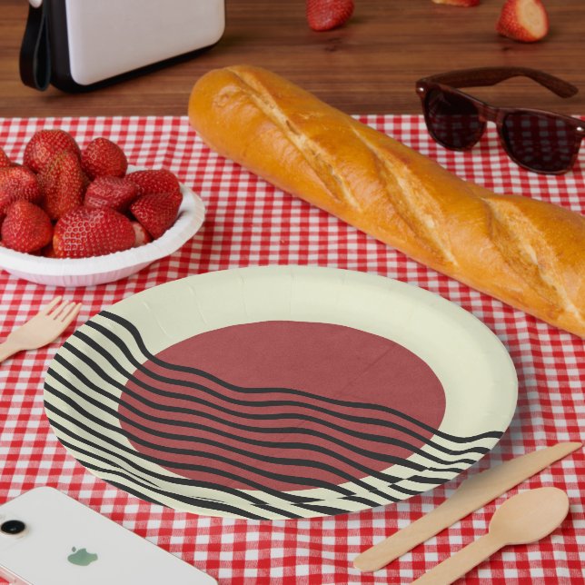 Papierplatte Pappteller (Picknick)