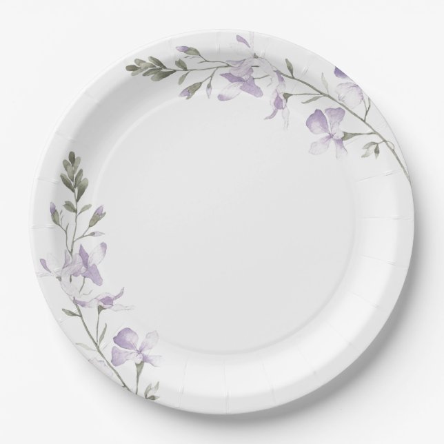 Papierplatte Pappteller (Vorderseite)