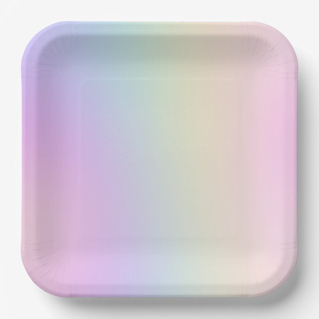 Papierplatte Pappteller (Vorderseite)