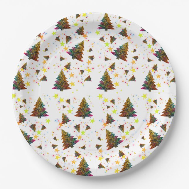 Papierplatte Pappteller (Vorderseite)