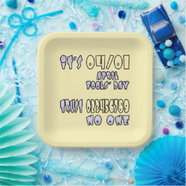 Papierplatte Pappteller