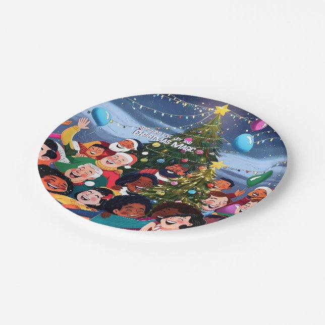 Papierplatte Pappteller (Schrägansicht)