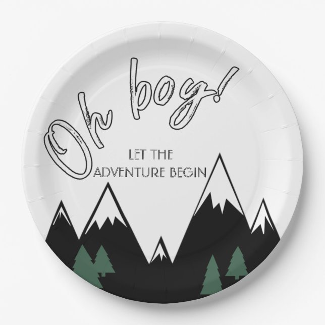 Papierplatte Pappteller (Vorderseite)