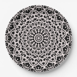 Papierplatte Tribal Mandala G385 Pappteller