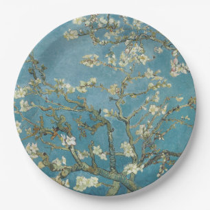 PAPIERPLATTE: VINVENT VAN GOGH: ALMOND BLOSSOMS PAPPTELLER