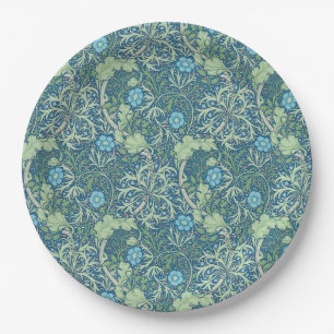 PAPIERPLATTE: WILLIAM MORRIS : SEEWEED PAPPTELLER