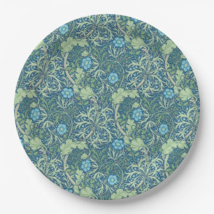 PAPIERPLATTE: WILLIAM MORRIS : SEEWEED PAPPTELLER