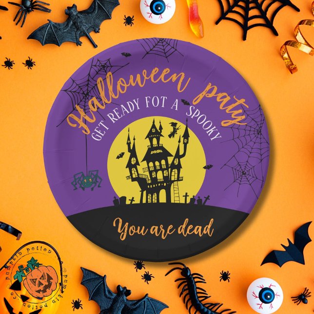 Papierplatte - zu Halloween Pappteller (Von Creator hochgeladen)