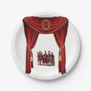 Papierplatten Römer Pappteller