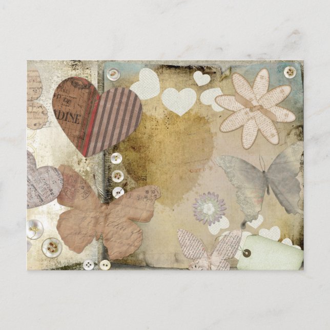 Papierpostkarte für die Liebe Postkarte (Vorderseite)