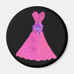 Papierpuppe Bridesmaid-Kleider Magnet