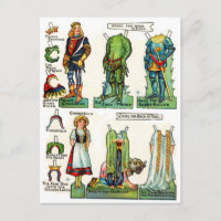 Papierpuppen aus Märchen