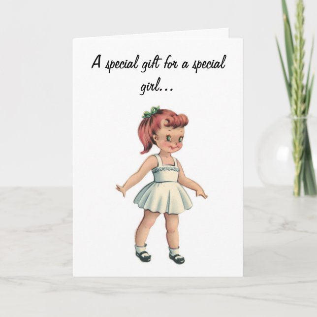 Papierpuppen-und Kleideralles- Gute zum Karte (Vorderseite)