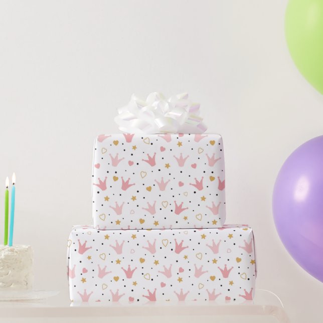 Papierrolle für das Crown Wrapping von Princess Geschenkpapier (Partygeschenke)