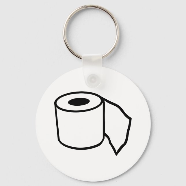Papierrolle Schlüsselanhänger (Vorderseite)