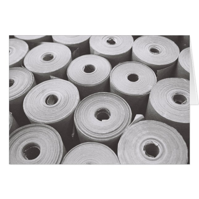 "Papierrollen" (Vorderseite (Horizontal))