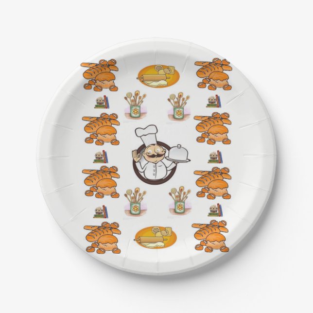 Papierschalen Brot Pappteller (Vorderseite)