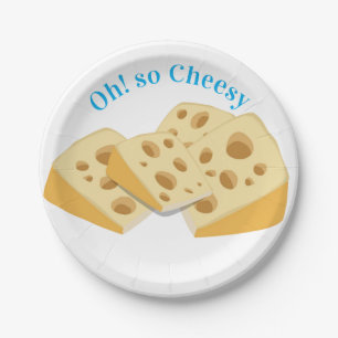 Papierschalen, Oh! So käsig Käse Pappteller