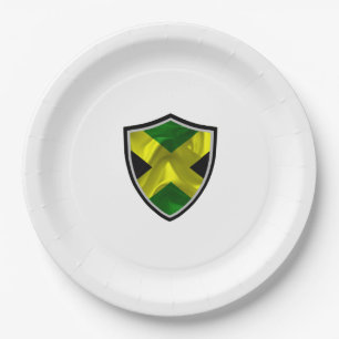Papierschild Pappteller