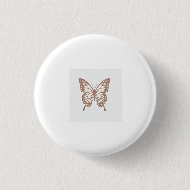 Papierschmetterling Button (Vorderseite)