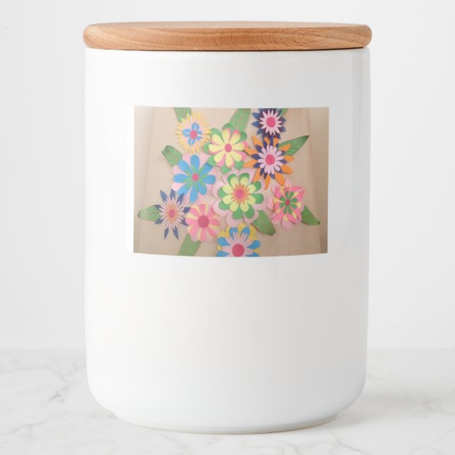 Papierschneiden Lebensmitteletikett (Vorderseite)