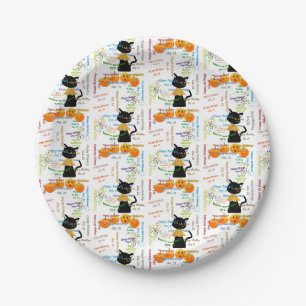 Papierschüsseln 31. Oktober Geburtstag Pappteller